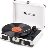 Audizio RP116CR Retro gramofon s Bluetooth přijímačem, vysílačem, gramofon v kufru, krémový - Turntable