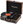 RP116W retro record player with Bluetooth receiver, transmitter, turntable in a case, brown