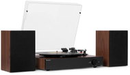 Audizio RP325W gramofon s reproduktory, retro gramofon s Bluetooth vstupem, výstupem, tmavě hnědý - Turntable