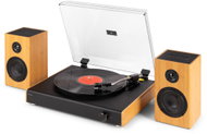 Audizio RP337BB Vintage gramofon s bezdrátovými reproduktory, Bluetooth retro gramofon, bambus - Turntable