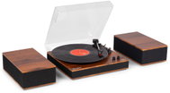 Audizio Tupelo gramofon s reproduktory, Bluetooth, LP přehrávač s auto stopem, vzhled dřeva - Turntable