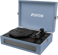 Fenton RP118E Retro gramofon s Bluetooth přijímačem, vysílačem a USB, modrý - Turntable