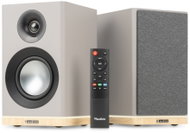 Audizio KS12 Active HiFi Speakers with Bluetooth 5.3 and Ambient LED Backlighting, 80W, Grey - Speakers
