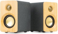 Audizio KS16 Active HiFi Speakers with Bluetooth 5.3, USB-C, 100W, Light Brown - Speakers