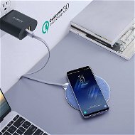 Aukey LC-Q4 Blue Qi Wireless Fast Charger - Wireless Charger