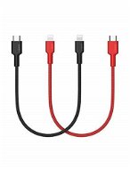Aukey USB C to Lightning Cable (1ft 2-Pack MFi Certified) Nylon PD Fast Charging - Adatkábel