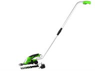GEKO Grass and hedge trimmer with telescopic handle, 7.2V, cordless - Hedge Shears