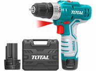 TOTAL-TOOLS Drilling screwdriver, 2x1500mAh, 12V Li-Ion - Cordless Drill