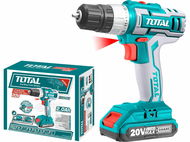 TOTAL-TOOLS Drilling screwdriver, 1x2000mAh, 20V Li-ion, 2h charger - Cordless Drill