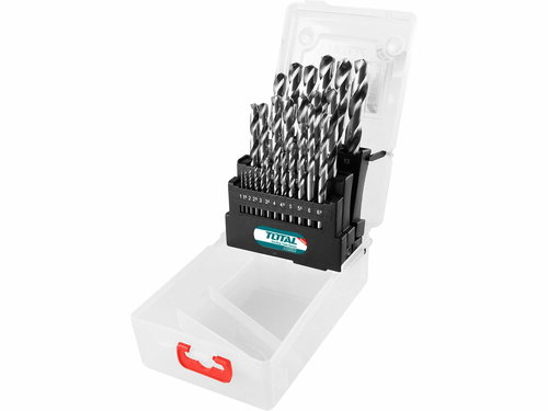 TOTAL-TOOLS Vrtáky do kovu, sada 25ks, HSS, industrial - Sada vrtáků - Hlavní obrázek