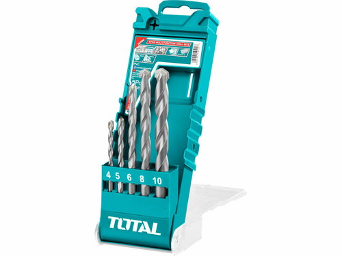 TOTAL-TOOLS Drill bits, multifunction set, 5pcs - Drill Set - Main image