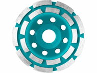 TOTAL-TOOLS Double Row Diamond Grinding Wheel, 115mm - Grinding Wheel