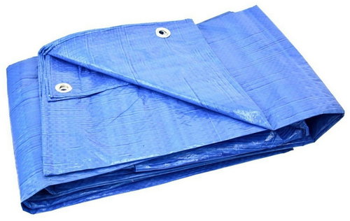 GEKO PP/PE waterproof sheet 75 g/m2, blue, 12 × 15 m - Tarp Cover - Main image