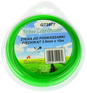 GEKO Mower string green reinforced, 3.0mm, 15m, star profile, nylon - Trimmer Line