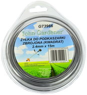 GEKO Mower string reinforced, 2.4mm, 15m, square profile, nylon - Trimmer Line