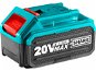 TOTAL-TOOLS Cordless battery 20V Li-ion, 4000mAh, industrial - Rechargeable Battery for Cordless Tools