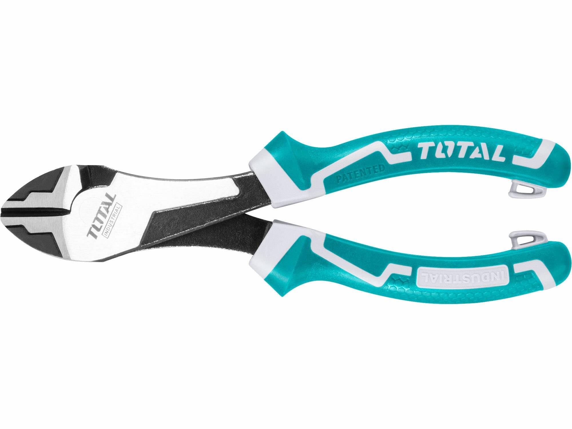 TOTAL-TOOLS Oldalcsípő fogó, 180 mm, Heavy Duty, Industrial