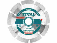 TOTAL-TOOLS Diamond cutting wheel, segmented, dry and wet cutting, 125cm TOTAL-TOOLS - Cutting Disc