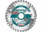 TOTAL-TOOLS Diamond cutting wheel, Turbo, wet and dry cutting, 115cm TOTAL-TOOLS - Cutting Disc