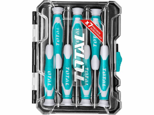 TOTAL-TOOLS Watchmaker Screwdrivers, Set of 7, CrV, Industrial - Screwdriver Set - Main image