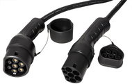 ROLINE Charging cable for electric vehicles Type 2 - 3 × 32A, 22 kW, twisted, 7.5 m - EV Charging Cable