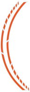 FOLIATEC - RACING wheel self-adhesive line - orange - Rim Stripes