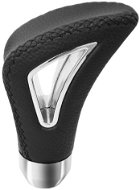 4CARS Gear shift lever black leather design - Gear Stick