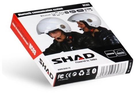 Shad bluetooth hot sale helmet intercom