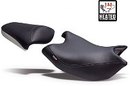 SHAD Comfortable seat heated black/grey, red seams (no logo) for HONDA NC 750 S (2014-2016) - Motorbike Seat