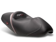 SHAD Komfortné sedlo čierno/zelené, sivo/červené švy pre PIAGGIO/VESPA MP3 500 (2009–2013) - Sedlo na motorku