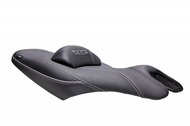 SHAD Comfort Seat black, white seams for YAMAHA XP 500 T-MAX (ABS) (2008-2013) - Motorbike Seat