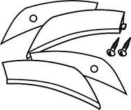 SHAD Reflective elements white for SH43 - Accessory