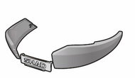 SHAD Side bumper dark gray for SH48 - Accessory