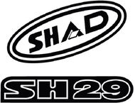 SHAD Samolepky červená pro SH29 - Příslušenství