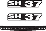 SHAD Samolepky pro SH37 - Příslušenství