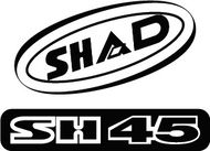 SHAD Samolepky červená pro SH45 - Příslušenství