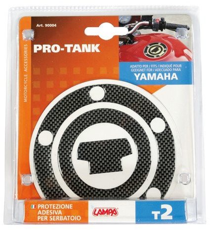 LAMPA Tank Lid Stickers Yamaha 5/bolts - Fuel cap cover - Main image