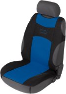 Walser Front Seat Cover Tuning Star Black/Blue - Car Seat Covers