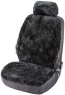 Walser seat cover Iva sheep wool black 1pc ZIPP IT - Car Seat Covers