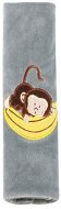 Walser Seat Belt Cover, Monkey, Grey ( from 5 years) - Seat Belt Covers