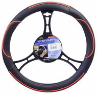 COMPASS WAVE steering wheel cover red - Steering Wheel Cover