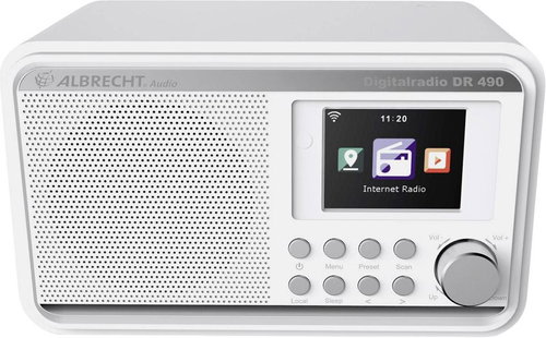Albrecht DR 490, White - Radio - Main image