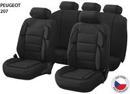 CAPPA car seats Perfetto YL Peugeot 207, black - Car Seat Covers