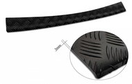 AVISA Profiled ALU rear door sill cover (black - grooved) for Dacia Duster II, from r. v. 201 - Boot Edge Protector
