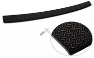AVISA Profiled ALU rear door sill cover (black - grooved) for Kia Sportage V, from r. v. 2021 - Boot Edge Protector