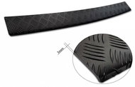 AVISA Profiled ALU rear door sill cover (black - grooved) for Opel Vivaro C, from r. v. 2019 - Boot Edge Protector
