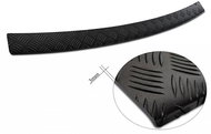 AVISA Profiled ALU rear door sill cover (black - grooved) for Volkswagen Caddy III, r. v. 2 - Boot Edge Protector