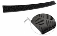 AVISA Profiled ALU rear door sill cover (black - grooved) for Volkswagen Crafter II, from r. - Boot Edge Protector