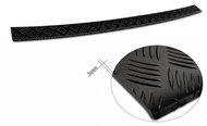 AVISA Profiled ALU rear door sill cover (black - grooved) for Volkswagen Tiguan II, from r. v - Boot Edge Protector