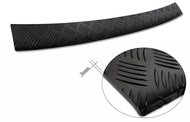 AVISA Profiled ALU rear door sill cover (black - grooved) for Volkswagen Touran II, from r. v - Boot Edge Protector